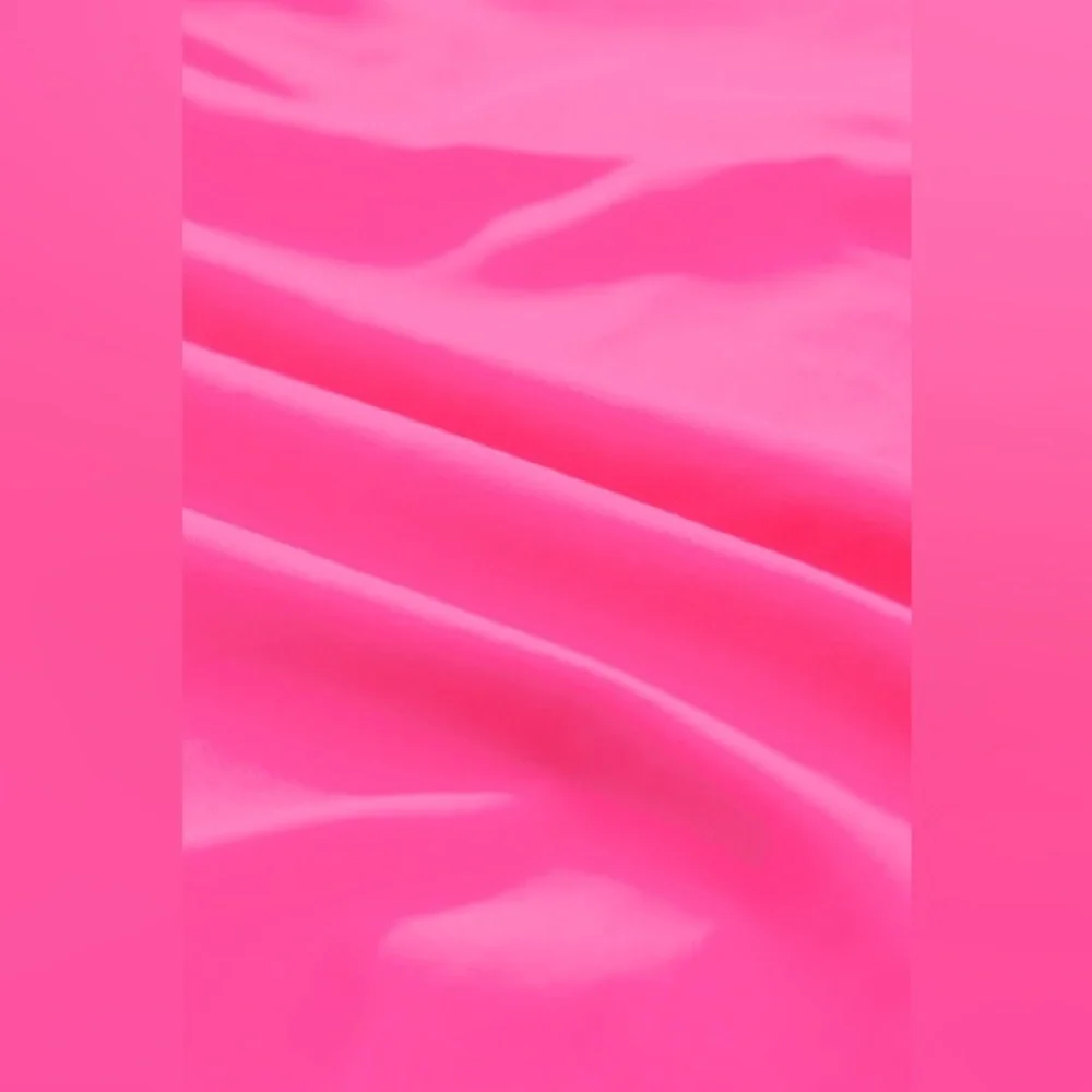 Bright Pink Frilly High Waist Petal Wrap Athletic/Swim Shorts NWT - Picture 6 of 8
